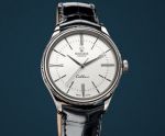 Rolex Cellini Time Watch New Models White Face Black Leather Band - Swiss Replica